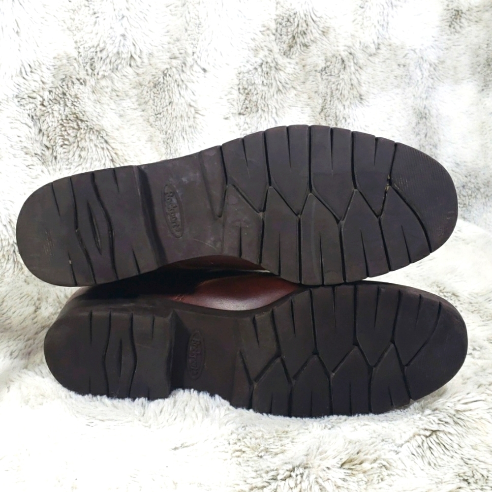 Vintage Rockport Chocolate Brown Leather Ankle Booties Size 7M - Picture 7 of 17